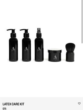 Latex Care Kit with SA Logo - Black
